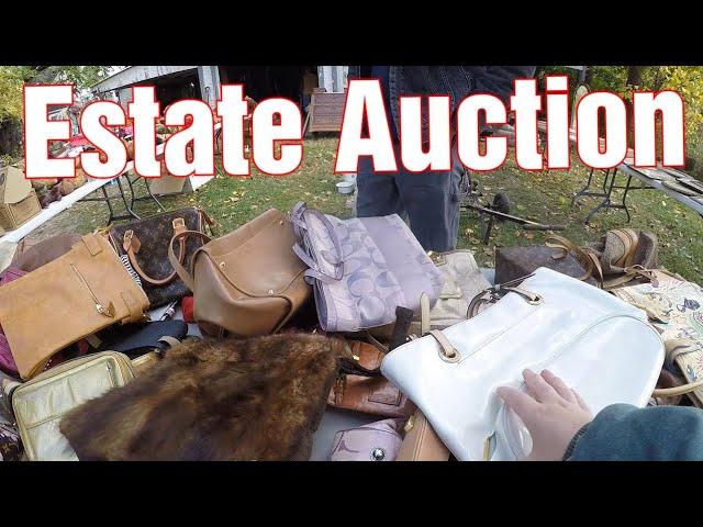 Designer Purses, Vintage Christmas, Antiques Estate Sale Auction, I Missed!