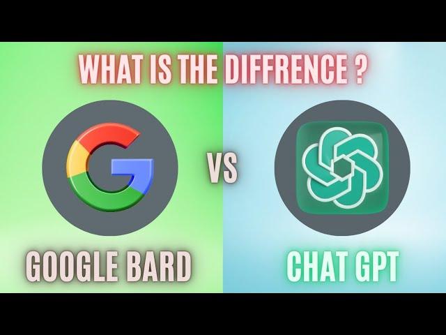 ChatGPT VS Google Bard |difference between Google Bard and ChatGPT|wonder wrks it services