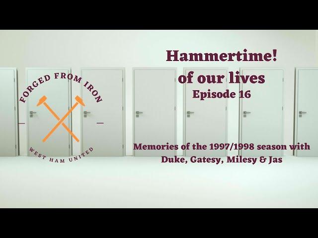 Hammertime of our Lives!  Season: 1997/98.  #westham #hammers