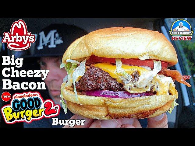 Arby's® BIG Cheezy Bacon Burger Review!  | Good Burger 2 Meal | theendorsement