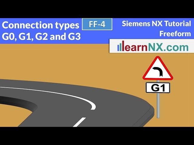 Siemens NX Tutorial | The connection types G0, G1, G2, G3