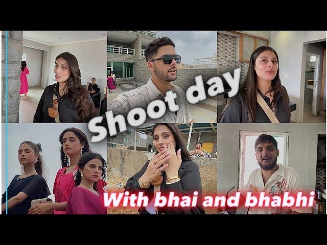 Shoot day with bhai or sabah appi  | itna fun kia shoot per | MK wear shoot 