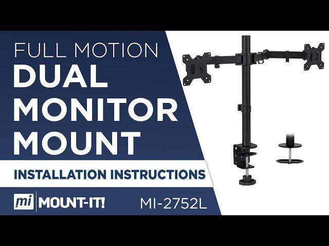 Dual Monitor Mount | Assembly (MI-2752L)