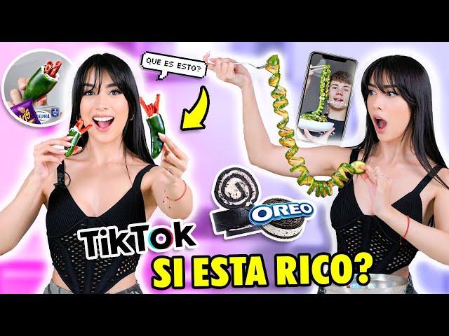 PROBANDO COMIDA VIRAL DE TIKTOK  RECETAS MÁS LOCAS ¿Funcionan? | Claudipia