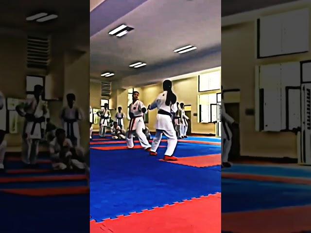 girls fight | Girl's kumite | karate event | superb point | #shorts