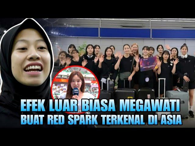 Nama Mega Disorot Media Korea⁉️Pengaruh Besar Mega Dalam Popularitas Red Spark di Asia