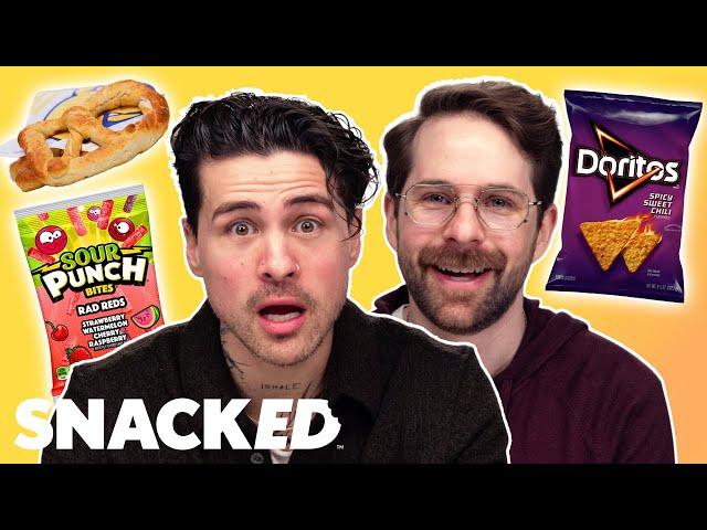 Smosh's Anthony Padilla and Ian Hecox Swap Favorite Snacks | Snacked