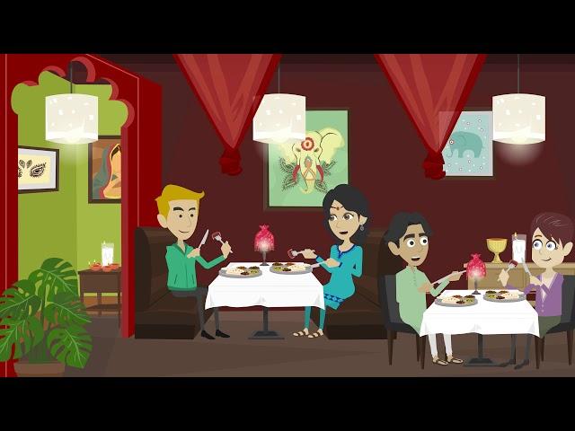 Animation Restaurant | Beautifull Restaurant | AnimationTube | #shorts | shorts