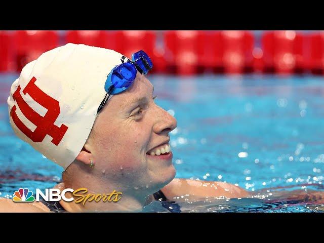 Lilly King completes Nationals breaststroke sweep with 100m comeback | NBC Sports