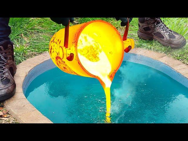 Molten LAVA vs POOL Experiment!