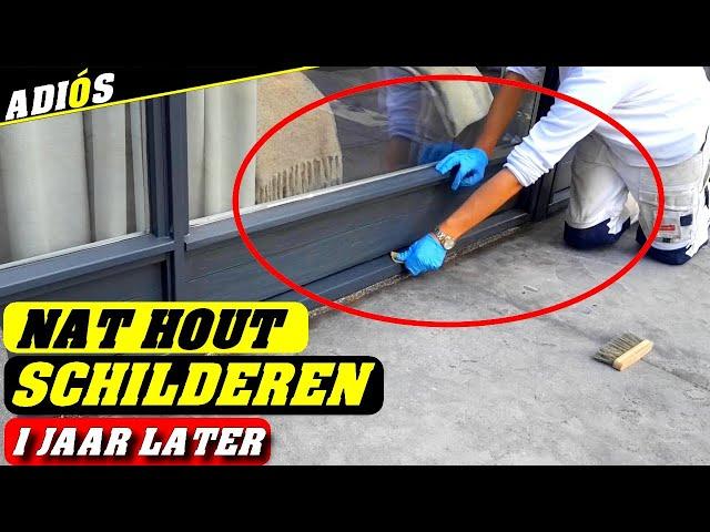 TIPS FOR PAINTING A WET WINDOW FRAME / PAINT your WINDOW FRAME this way!!