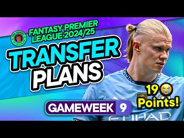 MY FIRST FPL GW9 TRANSFER PLANS!  19 points in GW8...  | Fantasy Premier League Tips 2024/25