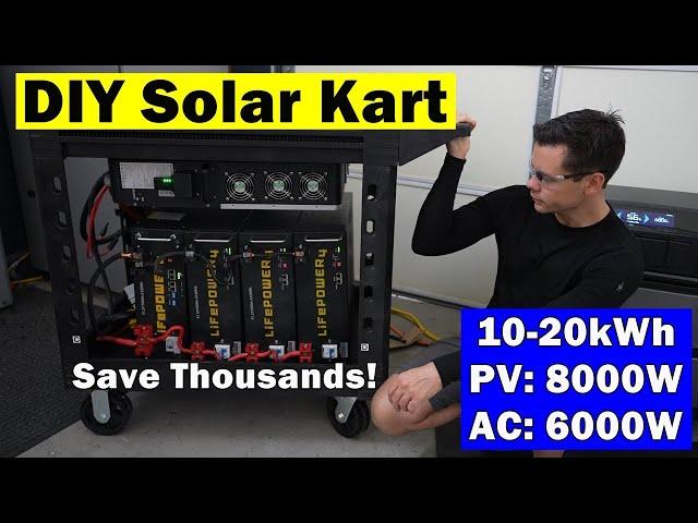 DIY VS Ecoflow Ultra! Save thousands building the Solar Kart