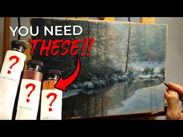 This is what you're missing! - Landscape Painting in Oils - 3 KEY COLORS!