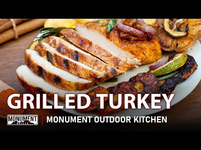 Juiciest Grilled Turkey Ever for Thanksgiving l Monument Outdoor Kitchen