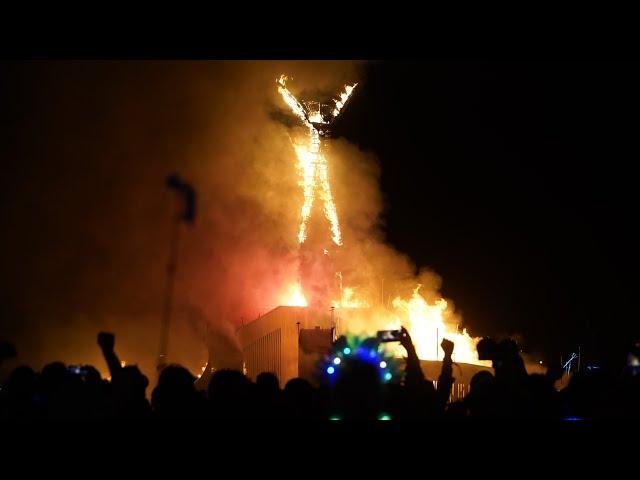 The Man Burns 2024 Burning Man | Black Rock City, Nevada (2024)