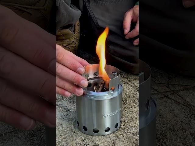 This Twig Camp Stove is FIRE