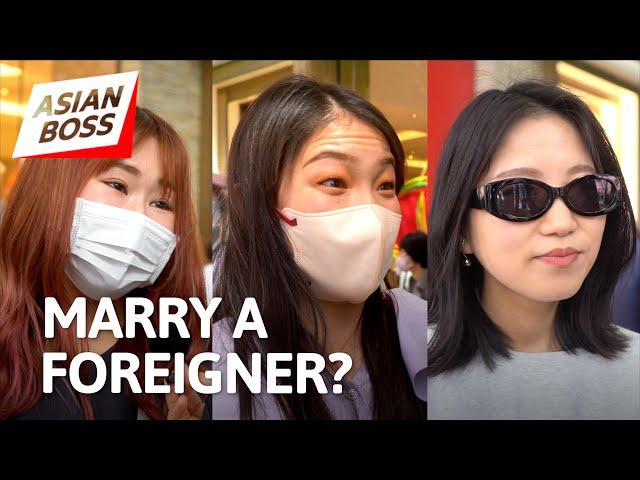 Would Japanese Girls Marry Foreigners? | Street Interview