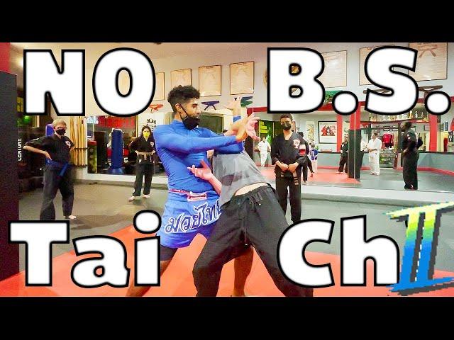 NO BS TAI CHI 2: Sports Push Hands Intensive Drilling | Coach Jan & Shaolin American Kenpo Karate LA