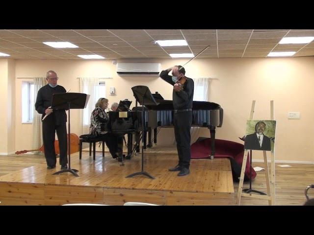 Emanuel Vahl: Jewish trio for flute, viola and piano in 4 movements.