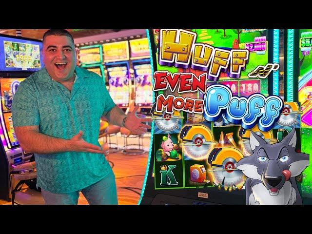 EPIC JACKPOT On Huff N Even More Puff Slot Machine