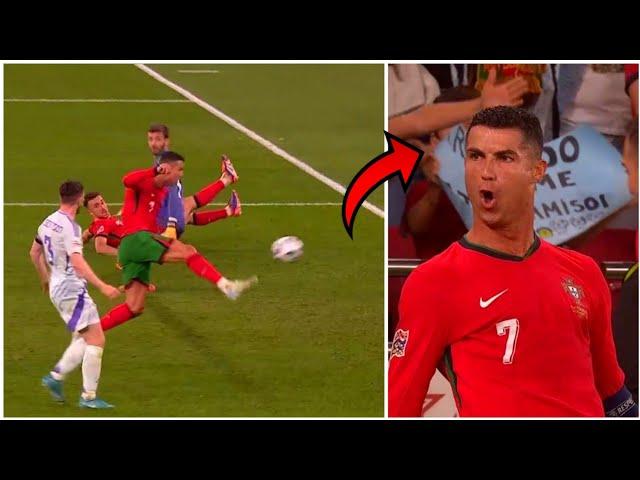 Cristiano Ronaldo 88th Minute Goal vs Scotland!Portugal vs Scotland Nations league 2024! Ronaldo