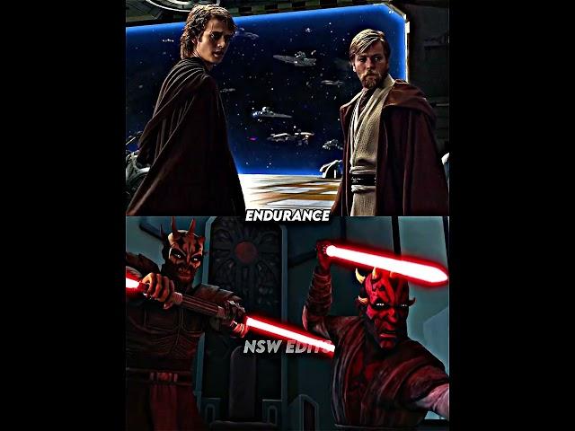 Obi-Wan and Anakin VS Maul and Savage