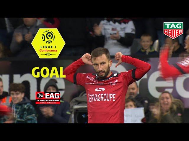 Goal Nicolas BENEZET (6') / EA Guingamp - RC Strasbourg Alsace (1-1) (EAG-RCSA) / 2018-19