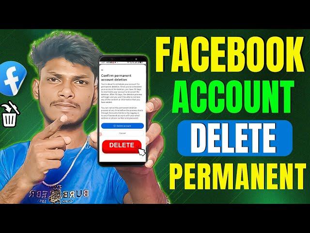 Facebook Account Delete Kaise Kare! How To Delete Facebook Account || Delete Facebook Account