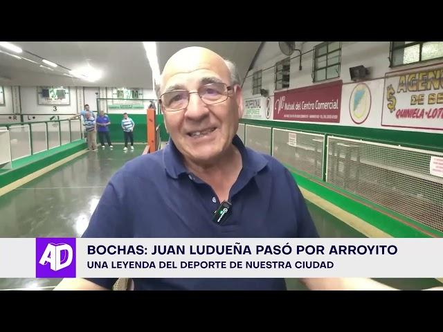 Bochas: Juan Ludueña, una gloria del deporte de Arroyito