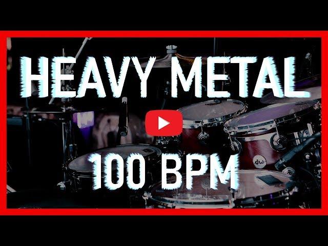 Epic Heavy Metal Drum Track 100 BPM Modern Metal Drum Beat (Track ID-86) [HD]