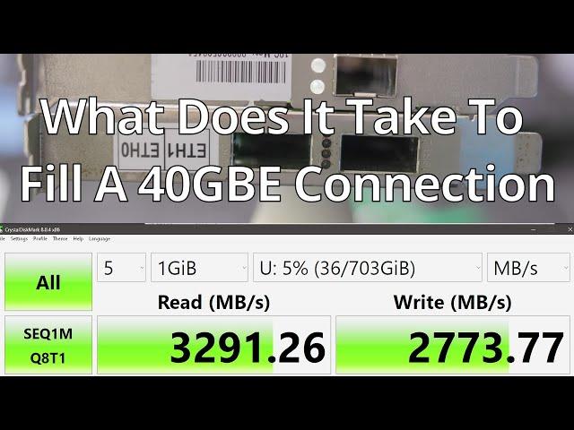 Trying out 40GBe, Does It Make Sense In A Homelab?