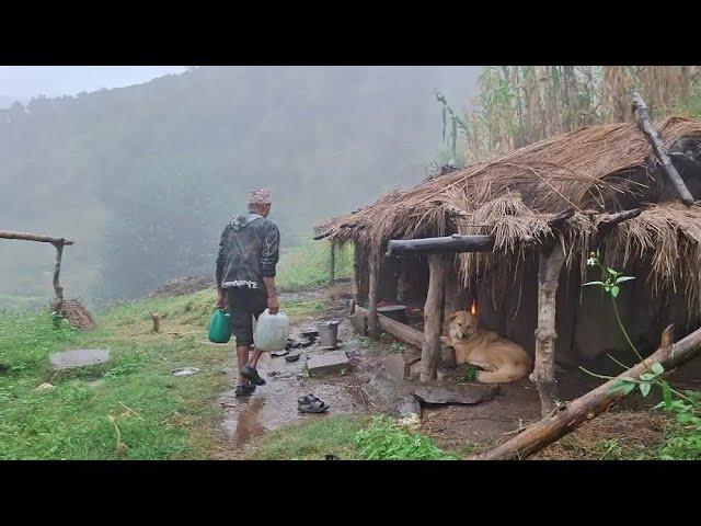 This Himalayan Most Relaxing Nepali Village Lifestyle || Organic Food Cooking In CountrySide. Nepal.