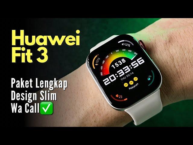 CALON JADI DAILY DRIVER! HUAWEI WATCH FIT 3 - Review