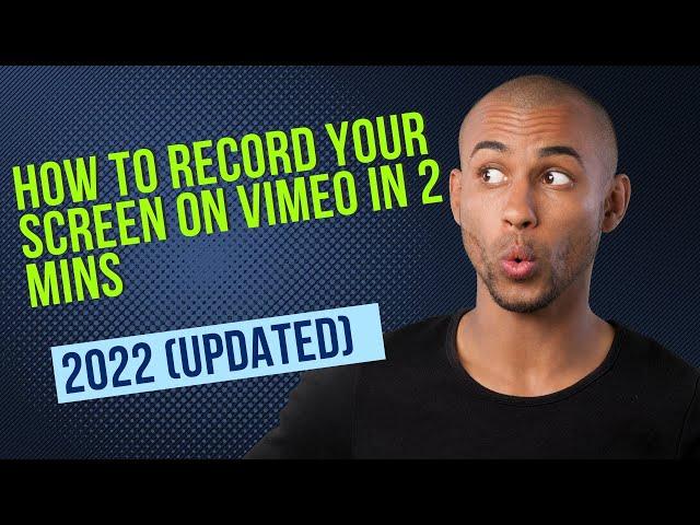 Vimeo screen recorder tutorial