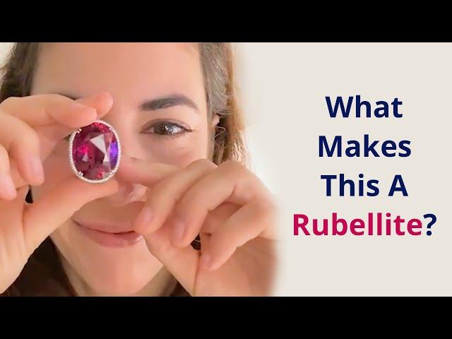 What Makes A Pink Tourmaline A Rubellite?