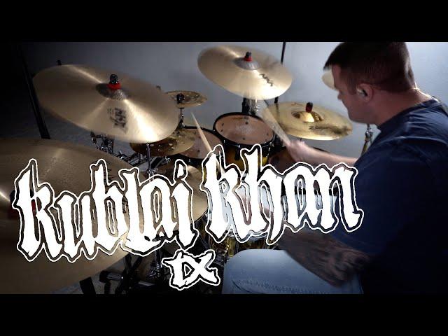 KUBLAI KHAN TX - Supreme Ruler / Darwinism (DRUM COVER)