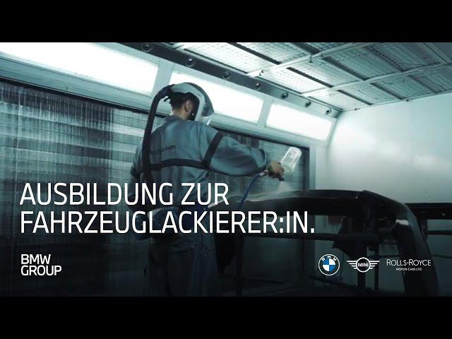 Ausbildung zur Fahrzeuglackierer:in | BMW Group Careers.