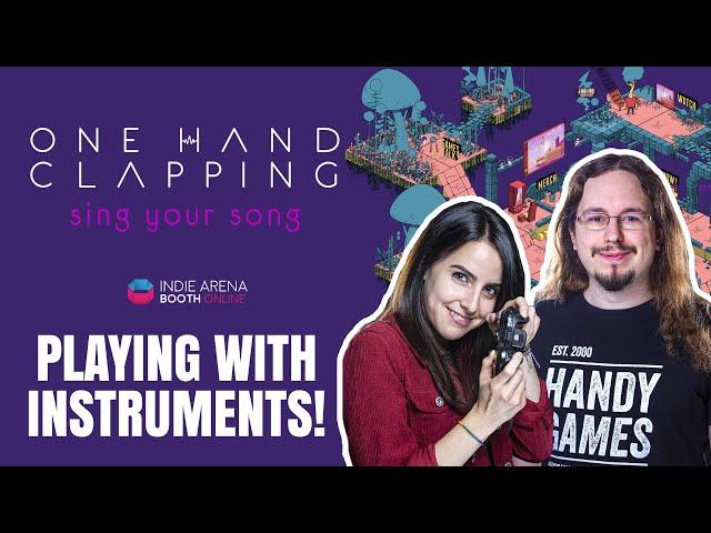 Handy Games Live @ Indie Arena Booth Online // Play One Hand Clapping with Instruments