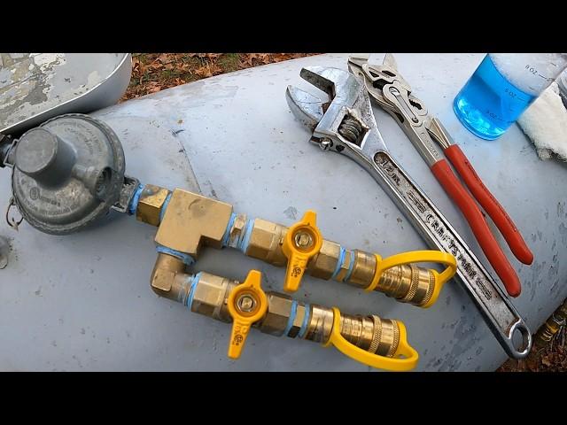 Quick Connect Your Gas Grill To House Propane Tank | RV, Generator, Water Heater