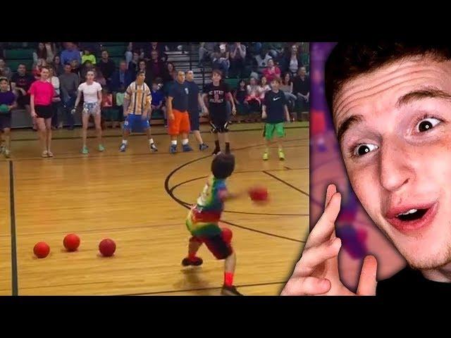 This Kid Beats Entire Dodgeball Team In 30 SECONDS..