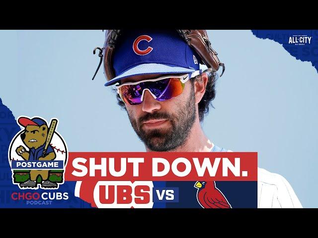 Chicago Cubs held to 3 hits in shutout loss vs Cardinals | CHGO Cubs Postgame