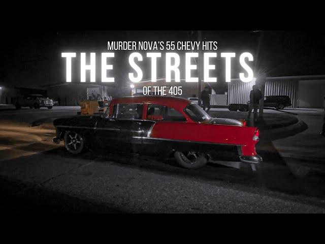 Murder Nova's Twin Turbo '55 Chevy Hits the Street For the First Time! Will It Work??