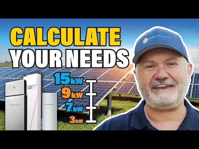 What Size Solar Battery Do You Need?