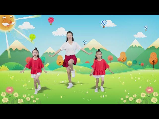 天天练舞功：欢快儿歌《Follow Me》幼儿舞蹈 Kids  Dance