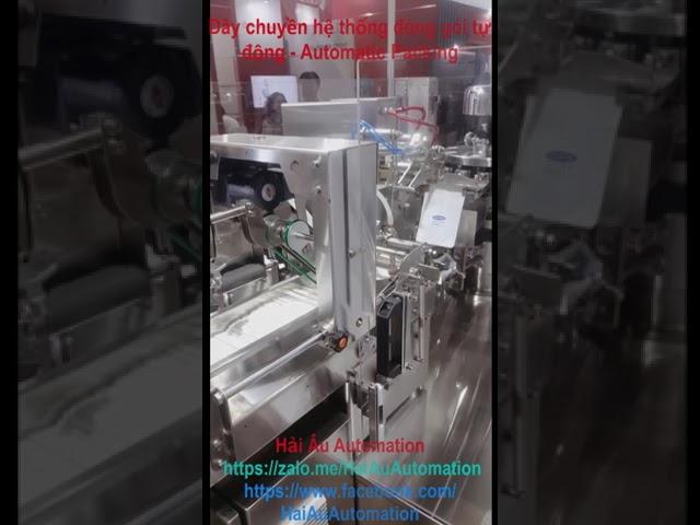 Dây chuyền hệ thống đóng gói tự động - Automatic Packing #haiauautomation #tudonghoa #plcrockwell