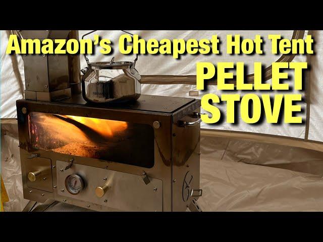 Cheapest Hot Tent Pellet Stove On Amazon Worth The Money or JUST FUNNY