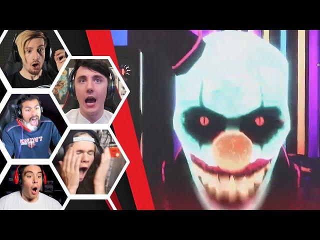 Let's Players Reaction To Crazy Carnevil Jumpscares & Scary Moments | Dark Deception