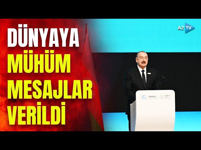 Bakıda COP29-un Liderlər Sammitinin açılış mərasimi: mühüm mesajlar verildi - CANLI