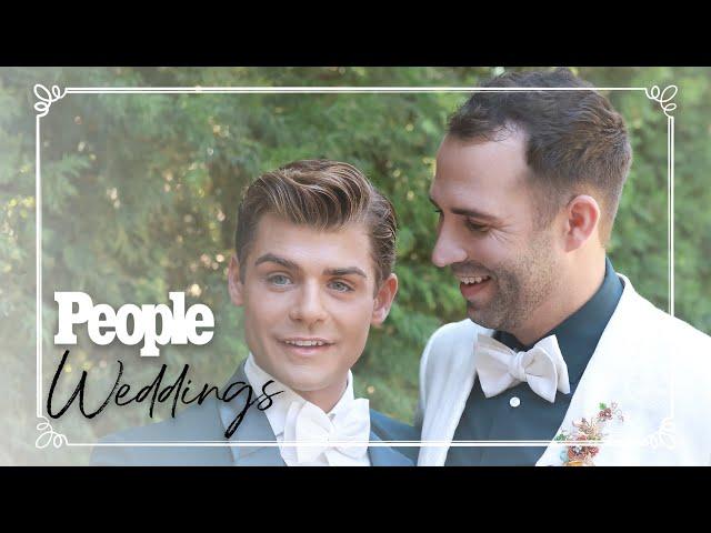 Inside Garrett Clayton & Blake Knight's "Fairytale" Garden Party Wedding | PEOPLE Weddings